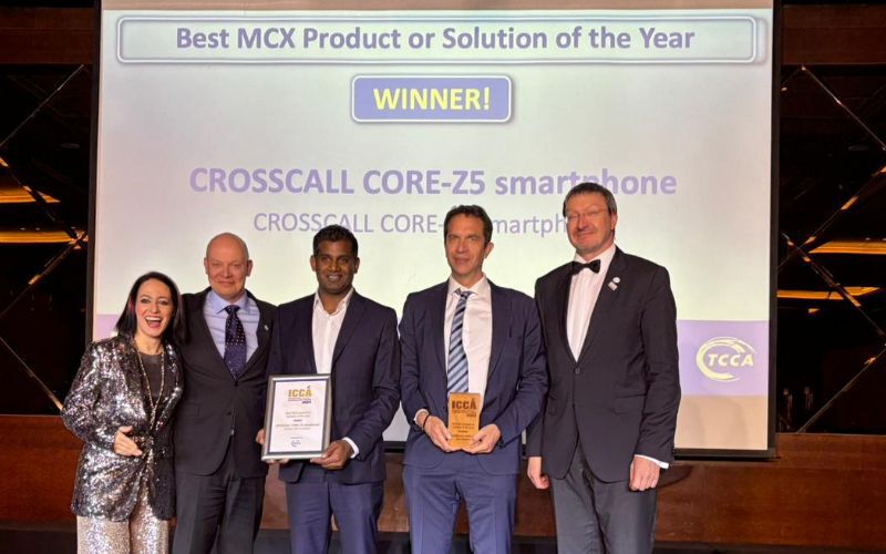 Remise du prix "Best MCx device of the year" ICCA award